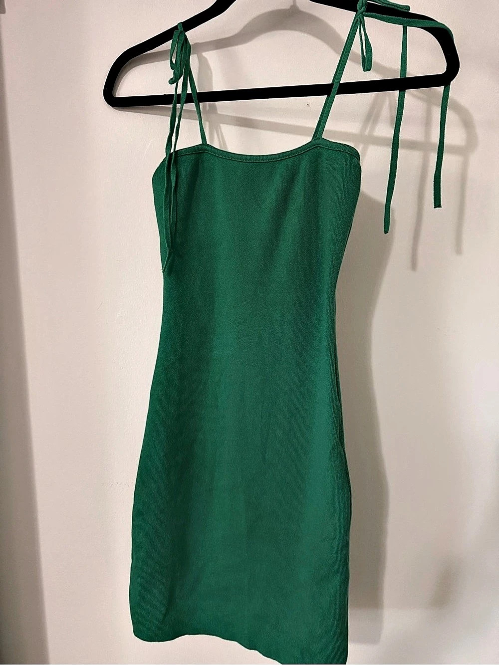 ZARA Green Slip Dress Size Small Like New